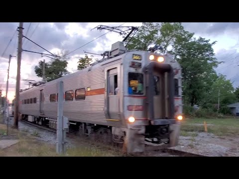 Two NICD Commuter Trains in Beverly Shores and Michigan City, IN 10-7-21