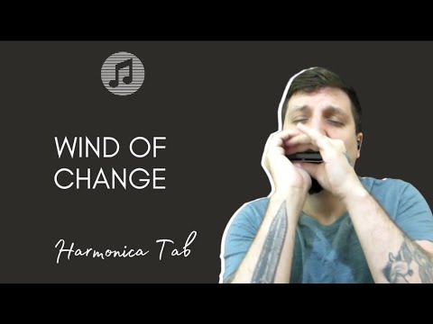 🎶 Scorpions - Wind Of Change (Harmonica Tab - na Gaita com Tablatura)
