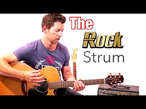 Beginner Strumming Pattern 1 - Rock Strum Guitar Lesson with Mark TheGuitarGuy