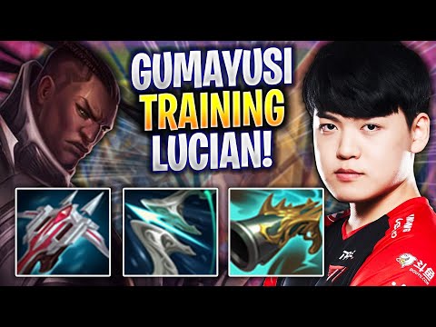 GUMAYUSI TRAINING HIS LUCIAN! - T1 Gumayusi Plays Lucian ADC vs Senna! | Season 2022