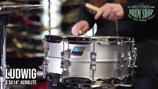 Video thumbnail for Ludwig 6.5x14" Acrolite by West Coast Drum Shop
