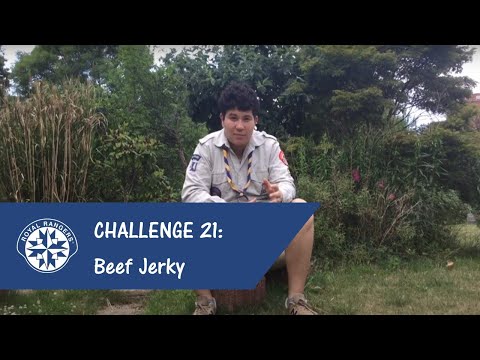 Challenge 21: Beef Jerky (Pfadfinder & Pfadranger) - Royal Rangers Hamburg #n2tohuusaward