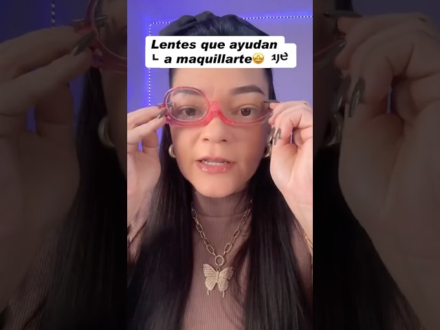 Vídeo relacionado con JM Maquillaje Gafas de Lectura Lupa Flip Down Cosméticos Lectores para Mujeres Rojo +2.75