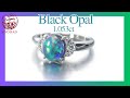 ブラックオパール 指輪 0.932ct black opal 0.932ct