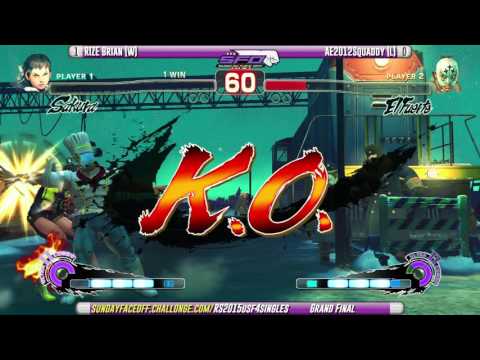 Rival Scenes 2015 - USF4 Singles - Grand Final - Rize Brian vs Pro Fluke