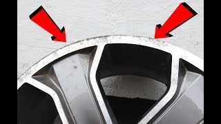 How to repair Alloy wheel Rims without painting!