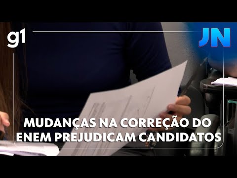 JN: Candidatos afirmam que foram prejudicados com mudanças na correção das redações do Enem