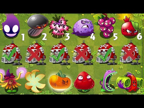 PvZ 2 Challenge - 100 Plant Level 1 Vs Mecha-Football Zombie 30000 HP - Who is Strongest ？