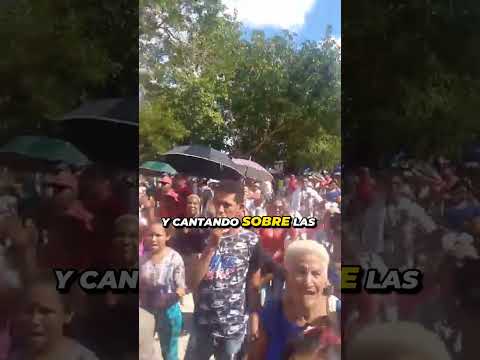 "¡Los apagones pa' allá, el chikungunya pa' allá": Cubanos cantan a coro en Río Cauto