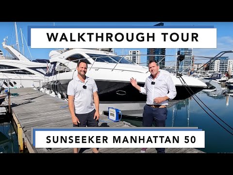 Sunseeker Manhattan 50 - Walkthrough Tour - One of the most sought after Sunseeker Boats!