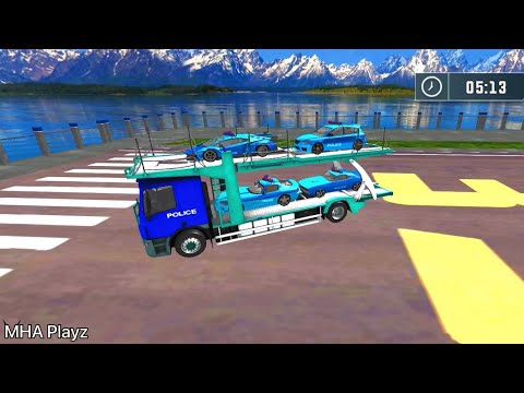 Transporting Expensive Police Cars In Cargo Plane - Us Police Car Transporter - Android Gameplay