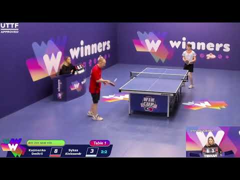 WINners CUP table 1  08.12  Kuzmenko Dmitrii - Syksa Aleksandr  19:00