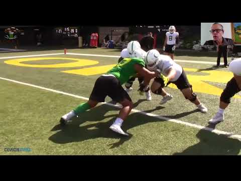 Miami OL coach Alex Mirabal - Crowther Angle Drive Double Team