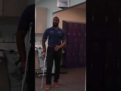 Walking with One Crutch