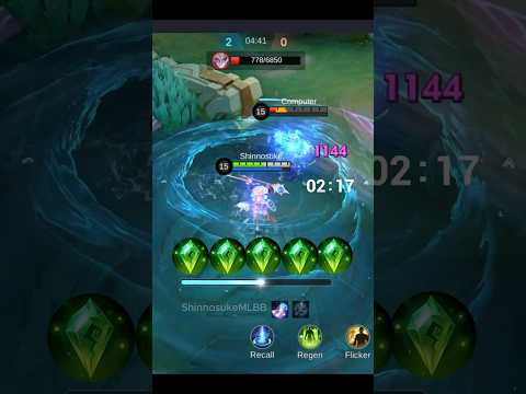 Odette Pro Player Build VS 5x Holy Crystal🌊🔥 #mobilelegends #mlbbshorts #mlbb #odette #odettemlbb