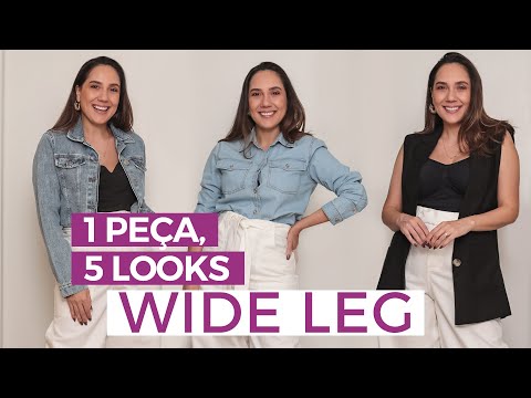 Wide Leg: 5 looks com a calça do momento | Camila Gaio