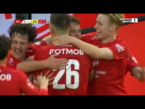 Brann 2-1 AEK Play-offs Europa League 21.08.2025