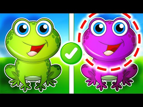 Finde Den Unterschied 😲🔍 + Mehr Lernvideos für Kinder | Kleine Schlaumeier