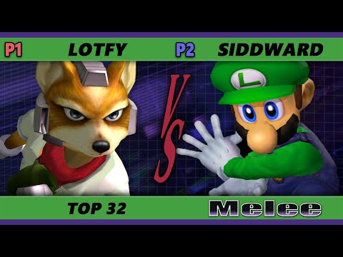S@X 392 Online Top 32 - Lotfy (Fox) Vs. Siddward (Luigi)  Smash Melee - SSBM