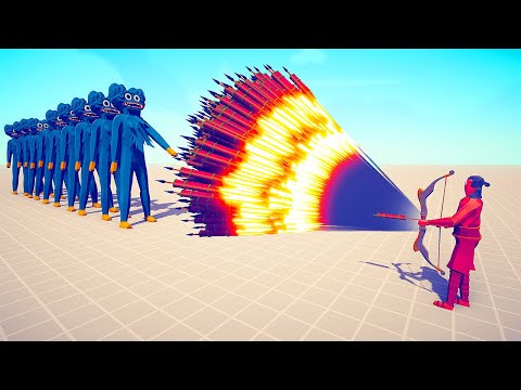 HUGGY WUGGY ARMY vs EVERY GOD - Totally Accurate Battle Simulator TABS