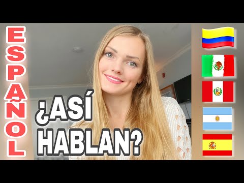 Ucraniana Habla de diferentes ACENTOS del ESPAÑOL - No te pierdas el acento chileno