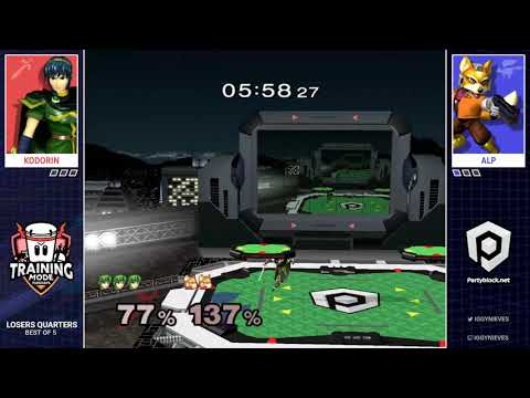 TMT #1 Online: Kodorin (Marth) vs. ALP (Fox) Melee Losers Quarters