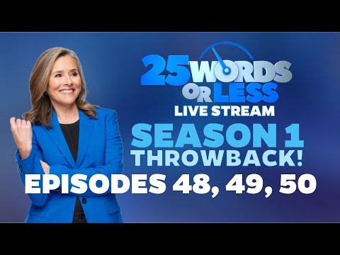 Throwback Thursdays LIVE! OG Episodes 48, 49, 50: Season 1 LIVE Stream | 25 Words or Less Game Show