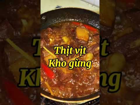 Vịt kho gừng