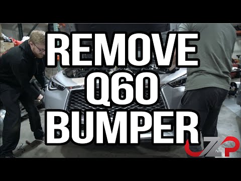 How To Remove Your Infiniti Q60's Front Bumper Properly