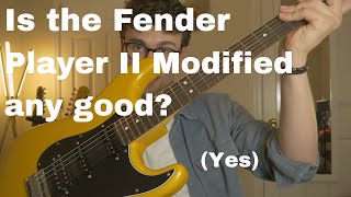 Video thumbnail for Fender Player II Modified Stratocaster - is it good?? by George Collins