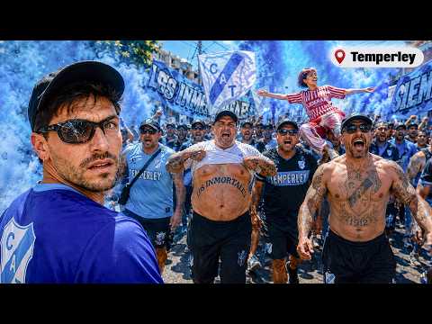 "NO ESPERABA que la BARRA BRAVA DE TEMPERLEY sea ASI | Temperley vs Los Andes" Barra: Los Inmortales &bull; Club: Temperley &bull; País: Argentina