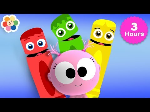 Learn Colors & Music for Babies | 3 Hours Compilation of Color Crew + GooGoo Gaga | BabyFirst TV