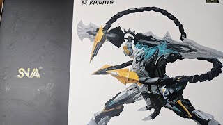 深夜のプラモごっつ。カッコよい。SNAA 円卓の騎士団 1/144 SC-012 ランページライオン ベディヴィエール。中華プラモデル。みっくすろーるファミリー。