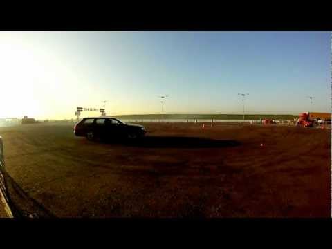 Rear Wheel Drive Audi Drifting Santa Pod 720P HD