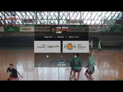 CEYBL U14, 23 11 2024, SCC Ploskyriv1   ŠBK Handlová11