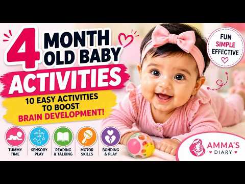 4 Month Baby Activities | Play & Learn Together!