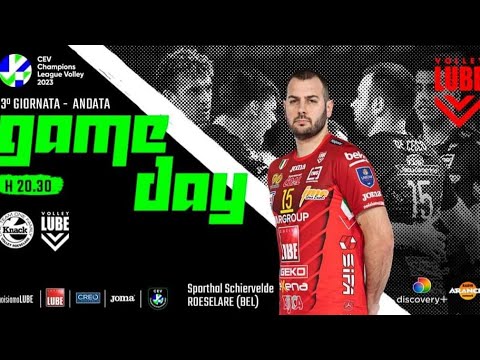 Knack Roeselare 🆚 Cucine  Lube Civitanova - POOL C | 3^giornata-andata #CLVolleyM