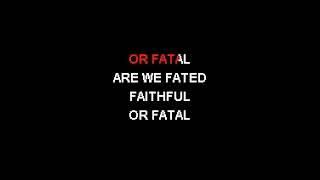 Fated, Faithful, Fatal-Marilyn Manson KARAOKE