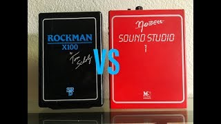 Video thumbnail for Rockman X100 vs Nobels Sound Studio SST-1 by Rhodey Plays Things With Strings