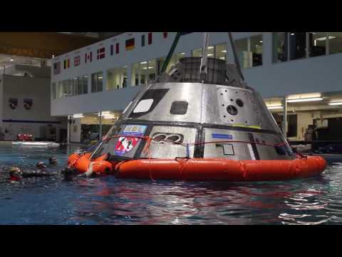 Divers Train for Orion Recovery at NASA's Johnson Space Center