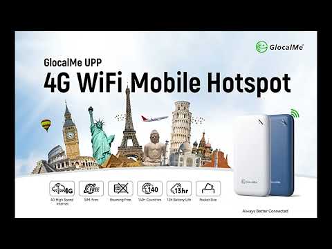 GlocalMe UPP 4G Mobile WiFi Router✔️What's features highlight?