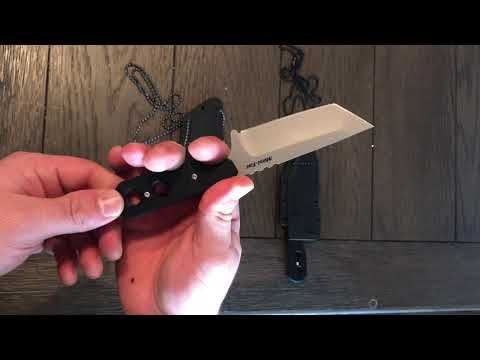 Cold Steel Mini-Tac Neck Knives, Tanto and Bowie