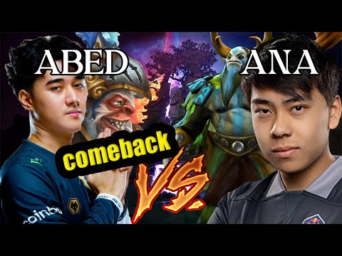 ABED Meepo vs ANA Nature's Prophet   | BEST COMEBACK MEEPO | WATCH ABED SMURF BACK TO MEEPO !#10