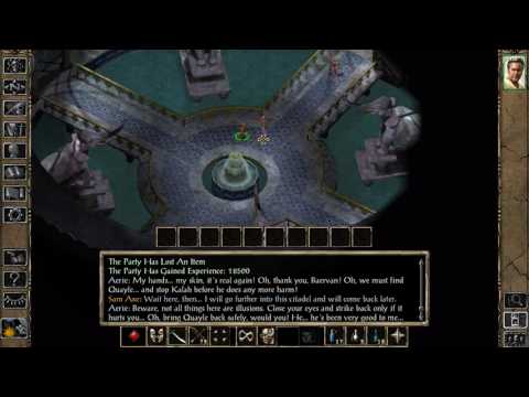 Let's Play Baldur's Gate 2 Part 4 (Halfling Swashbuckler) Waukeen's Promenade