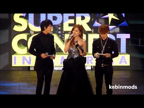 Yonghwa, Tiffany, Gikwang MC 1@ K-Pop Super Concert LA 11.10.12