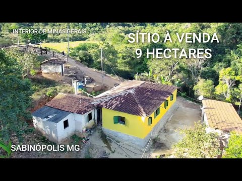 PROPRIEDADE | SÍTIO DE 9 HECTARES À VENDA , EM EUXENITA, MUNICÍPIO DE SABINÓPOLIS MG | FAZ TROCA