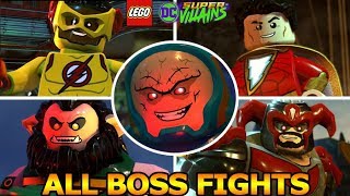 LEGO DC Super-Villains ALL BOSS FIGHTS!