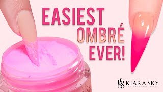😍 Ombre Nail Tutorial For Beginners 💅🏼 l  Easiest Baby Boomer Using Dip Powder 🎉