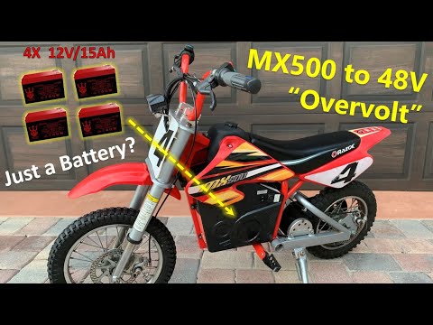 MX500 or MX650 upgraded to 48 Volts with SLA