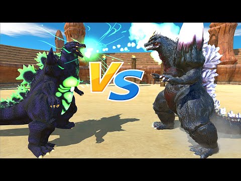 SUPER GODZILLA vs SPACE GODZILLA - Animal Revolt Battle Simulator